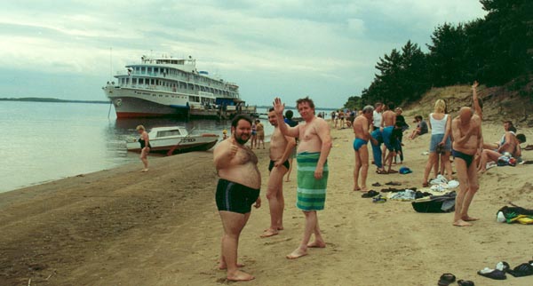 082 Volga beach stop on our way to Samara