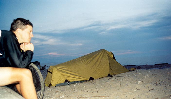 154 Evening at the shores of Baikal